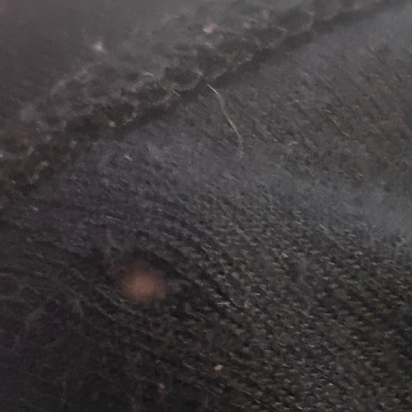 Rare Juicy Couture Black Velour Pants with Gold Crest Y2K Vintage XL - Picture 6 of 6